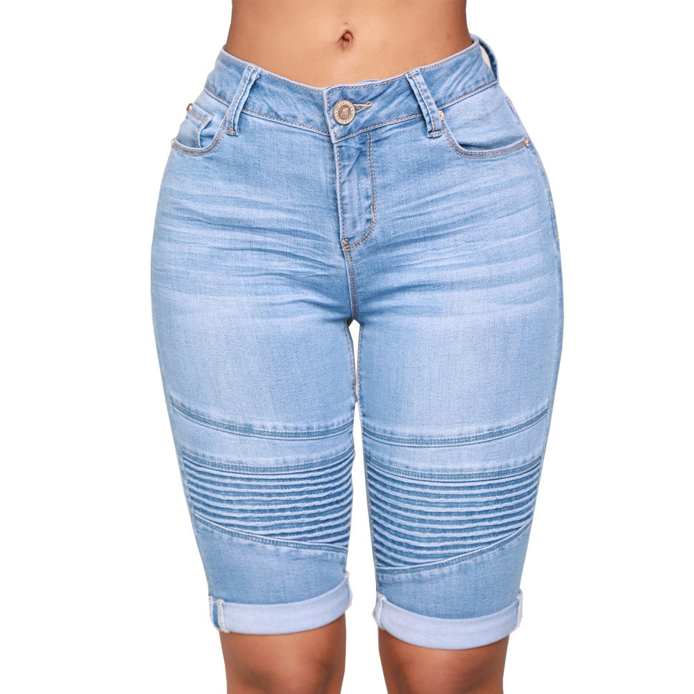 Women's Stretch Denim Medium Pants Jeans